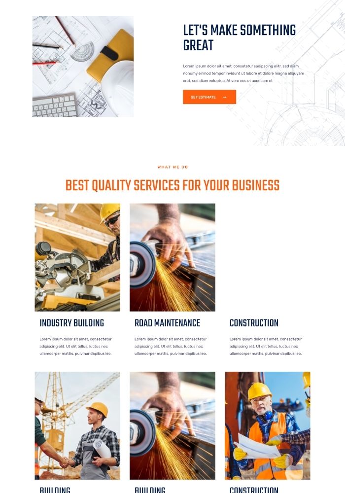Construxa – Construction Website