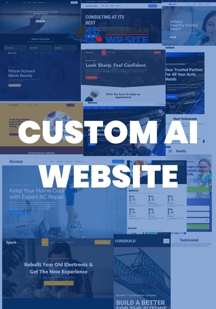 Custom AI Website