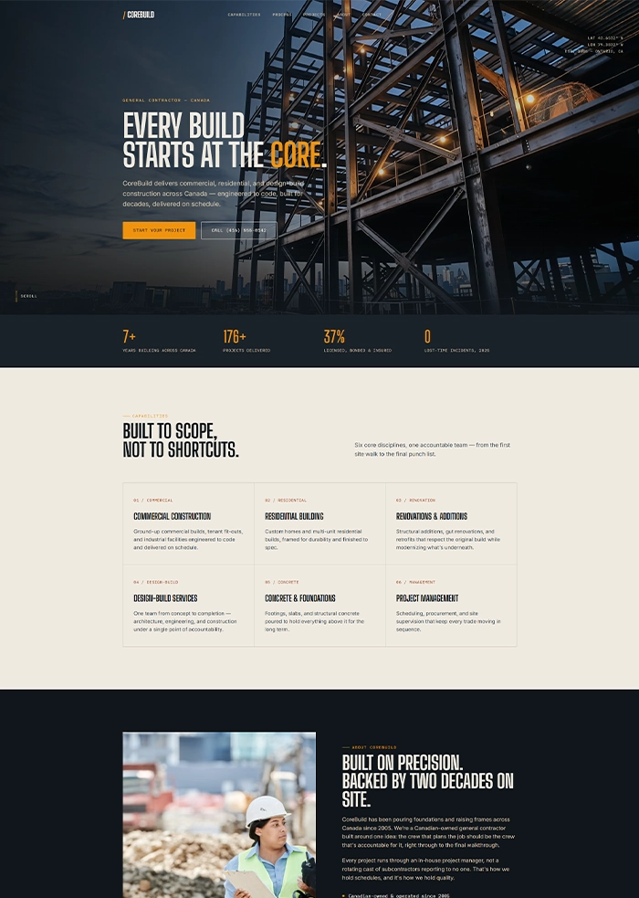 Custom WordPress Website