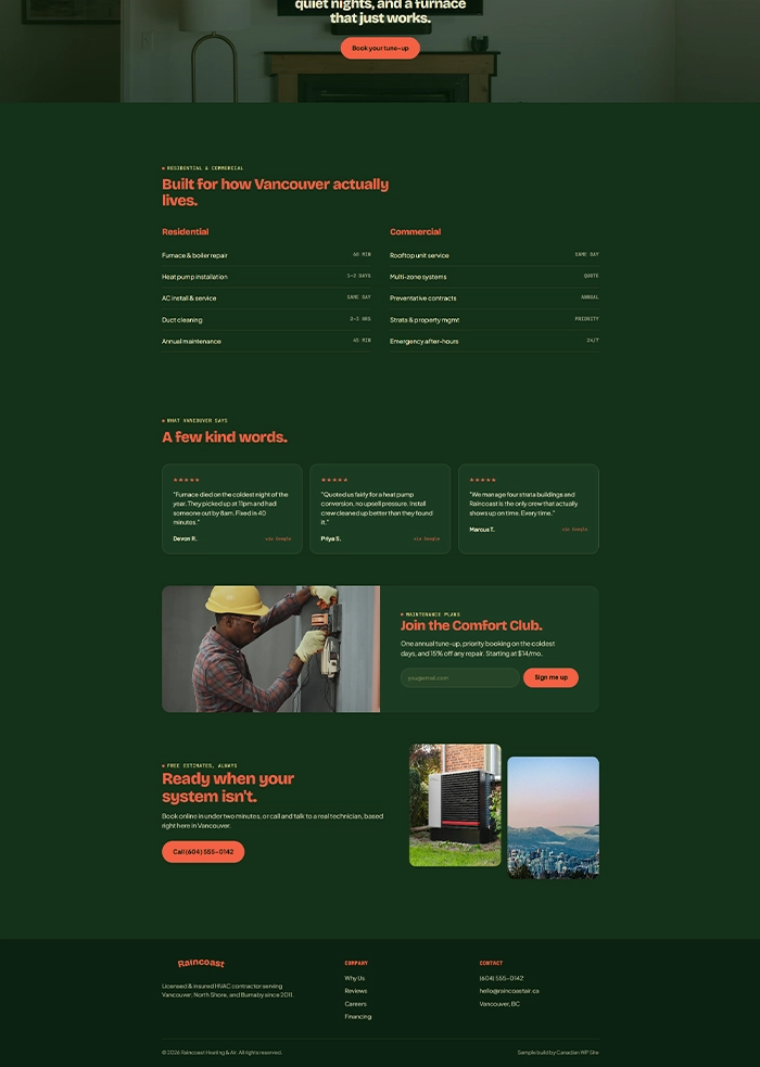 Custom WordPress Website