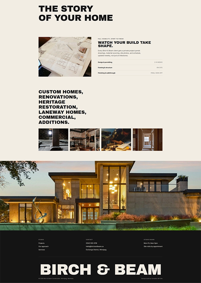 Custom WordPress Website