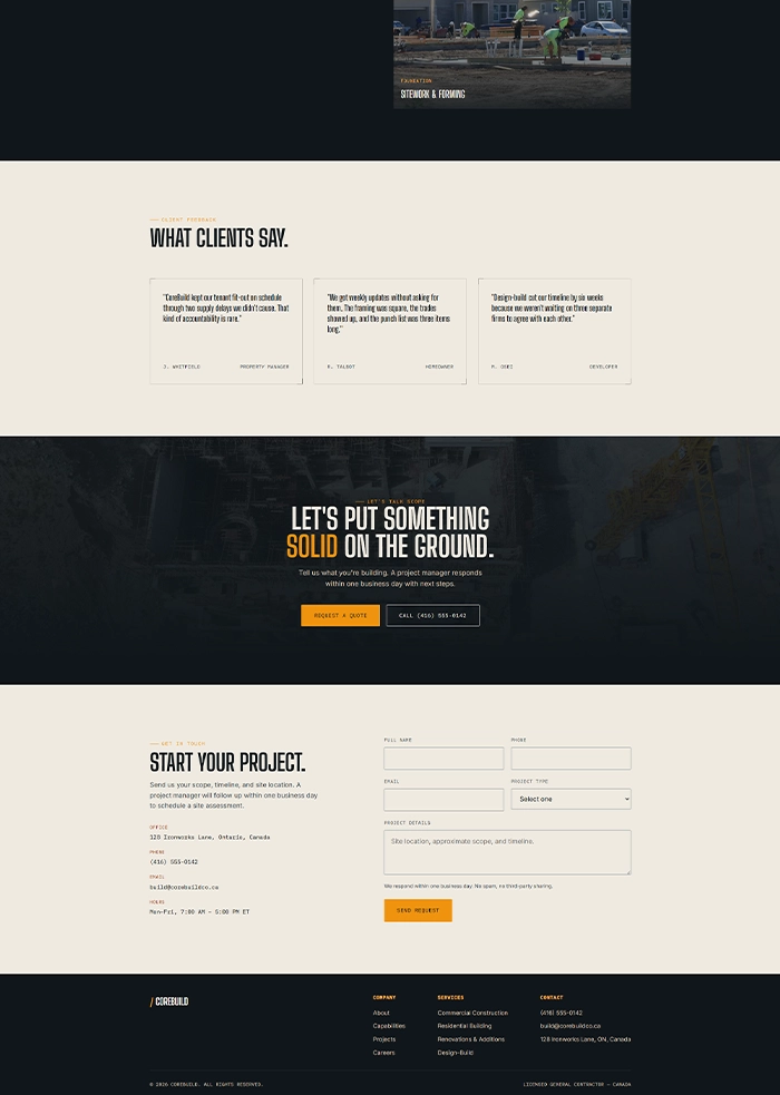 Custom WordPress Website